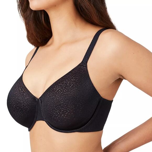 NWOT Wacoal Women's Black Back Appeal® Wire Free T-Shirt Bra 856303 – 34DD - Picture 4 of 5